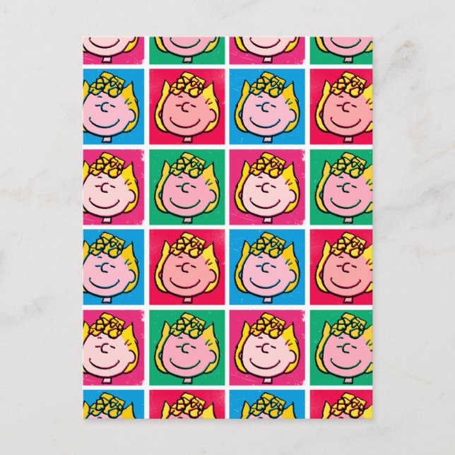 Pop Art Sally | Mod for You Pattern Postcard (Front)