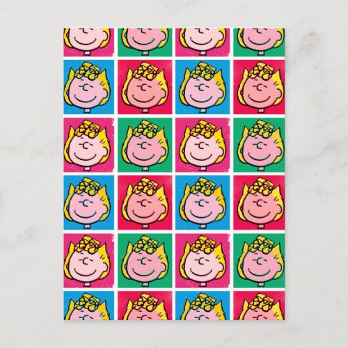 Pop Art Sally  Mod for You Pattern Postcard