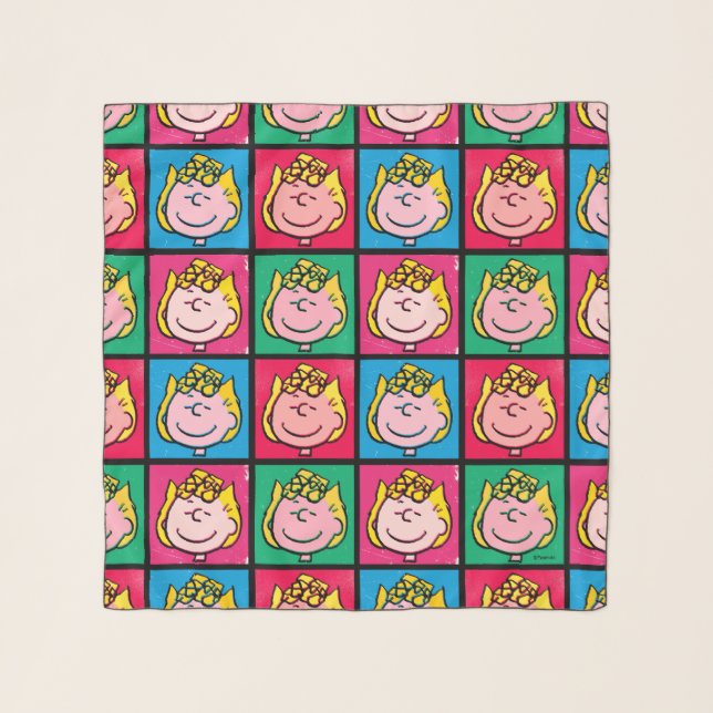 Pop Art Sally | Mod for You Pattern Scarf (Front)