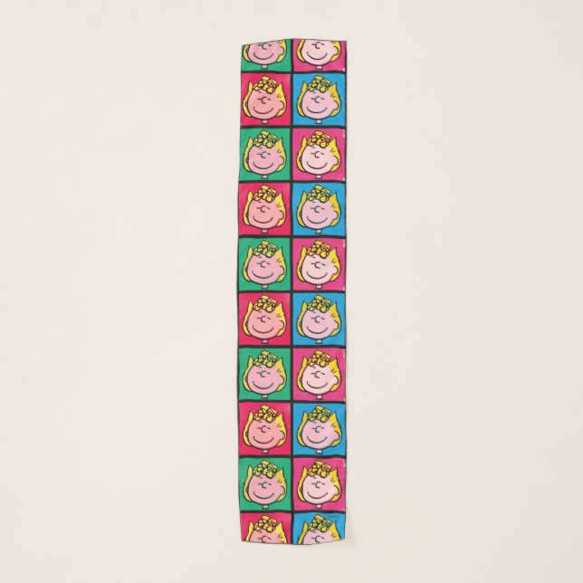 Pop Art Sally | Mod for You Pattern Scarf (Front)