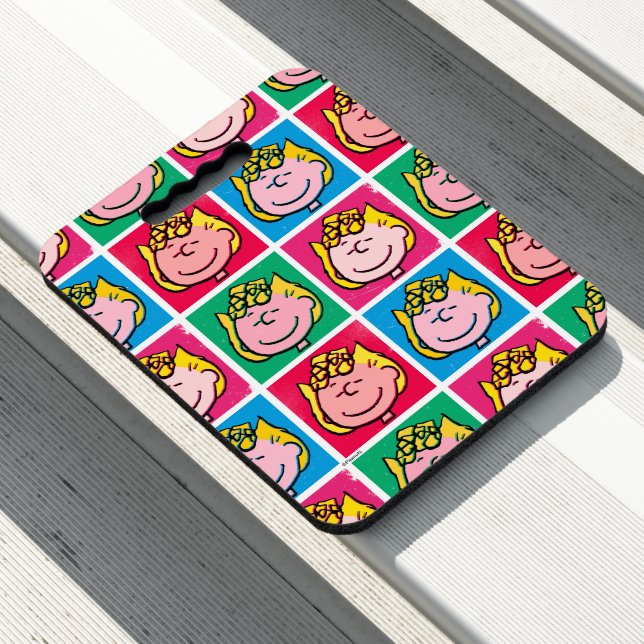 Pop Art Sally | Mod for You Pattern Seat Cushion (In Situ)