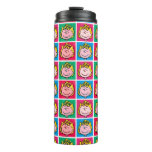 Pop Art Sally | Mod for You Pattern Thermal Tumbler
