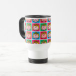 Pop Art Sally | Mod for You Pattern Travel Mug