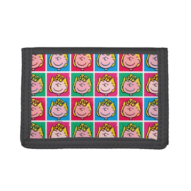 Pop Art Sally | Mod for You Pattern Trifold Wallet (Front)