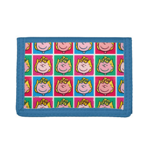 Pop Art Sally   Mod for You Pattern Trifold Wallet