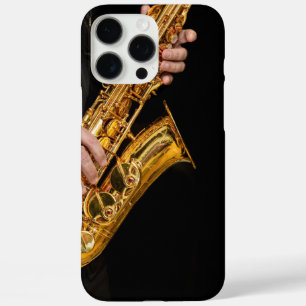 Pop Art Saxophone Player – Colorful Jazz iPhone 16 Pro Max Case