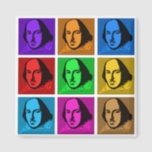 Pop Art Shakespeare Magnet