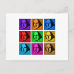 Pop Art Shakespeare Postcard