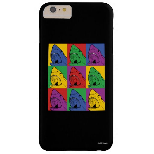 Pop Art Shark Barely There iPhone 6 Plus Case