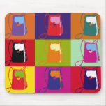 Pop Art Shoulder Purse Mouse Pad