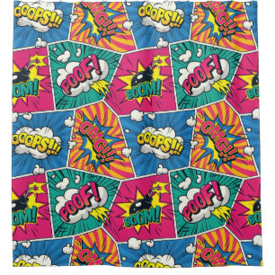 Pop Art Shower Curtain