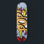 Pop Art Skateboard<br><div class="desc">Graphic design,  digitally created using vector and pixel based applications,  enhanced with graphic artistic methods by Gary Grayson from Arlington,  Texas.</div>
