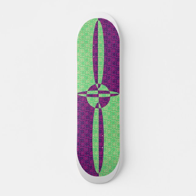 Pop Art Skateboard Deck (Front)