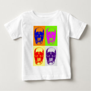 Pop Art Skull Baby T-Shirt