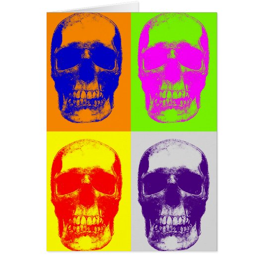 Pop Art Skull Cards (Front)