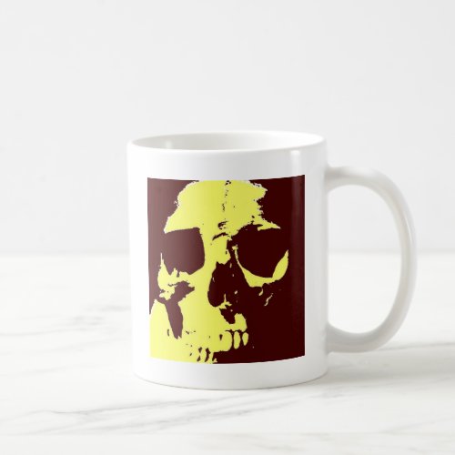 Pop Art Skull Coffee Mug
