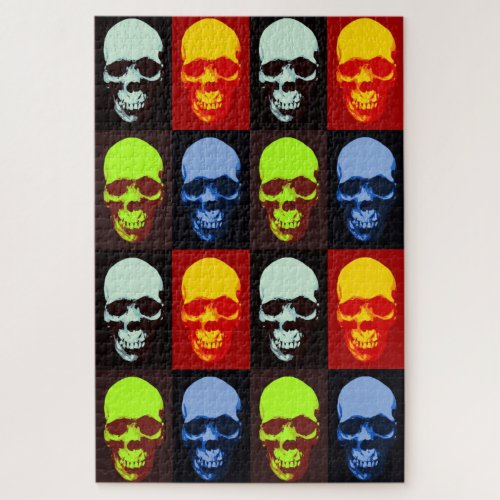 Pop Art Skull Jigsaw Puzzle