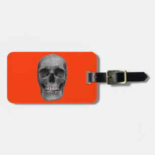 Pop Art Skull Luggage Tag