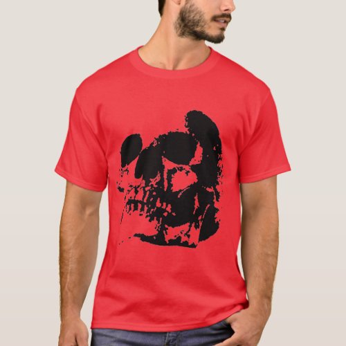 Pop Art Skull Mens Sleeveless T_Shirt