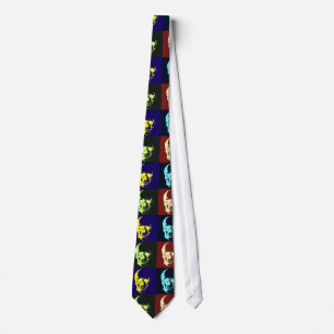 Pop Art Skull Neck Ties