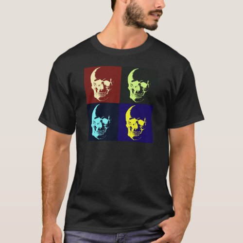 Pop Art Skull T_Shirt