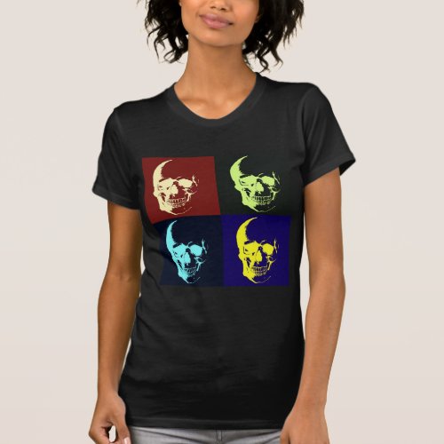 Pop Art Skull T_Shirt