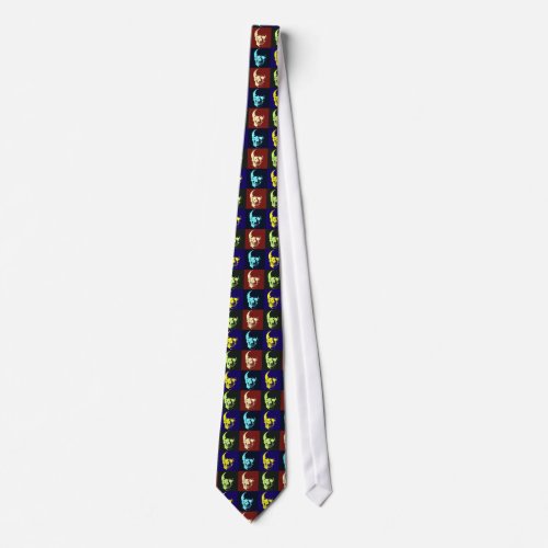 Pop Art Skull Tie