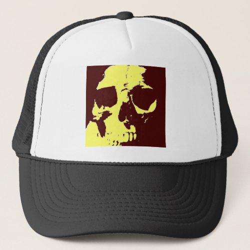 Pop Art Skull Trucker Hat