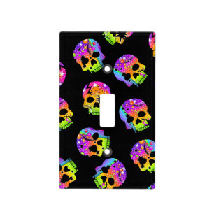 Pop Art Skulls Light Switch Cover