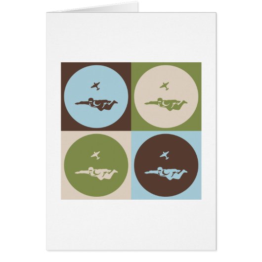 Pop Art Skydiving Cards (Front)