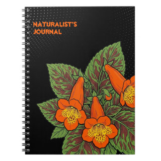 Pop Art Smithiantha ‘Orange King’ Spiral Notebook