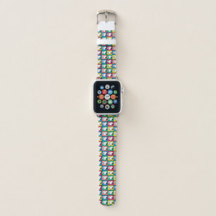 Pop Art Snoopy Lips   Mod for You Pattern Apple Watch Band
