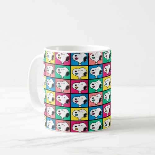 Pop Art Snoopy Lips  Mod for You Pattern Coffee Mug