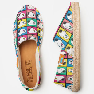 Pop Art Snoopy Lips Mod for You Pattern Espadrilles