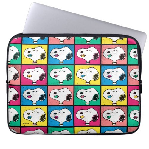 Pop Art Snoopy Lips  Mod for You Pattern Laptop Sleeve