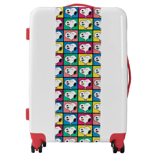 Pop Art Snoopy Lips | Mod for You Pattern Luggage (Front)