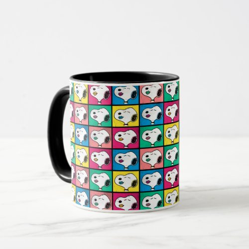 Pop Art Snoopy Lips  Mod for You Pattern Mug