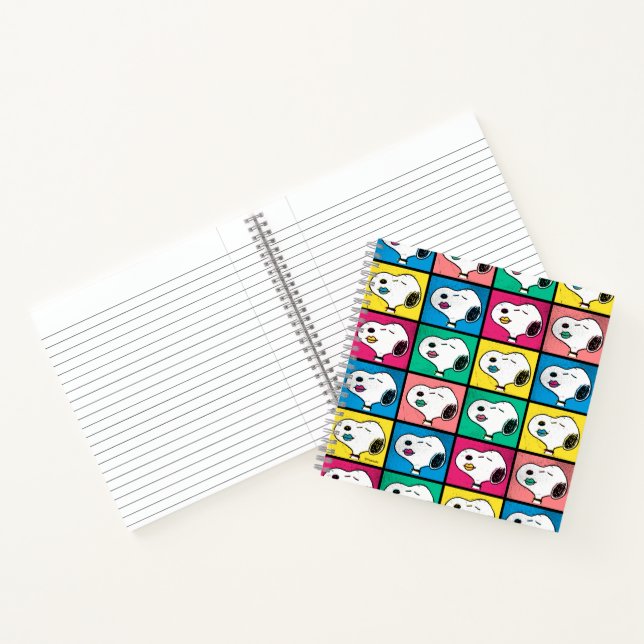 Pop Art Snoopy Lips | Mod for You Pattern Notebook (Inside)