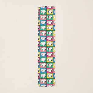 Pop Art Snoopy Lips Mod for You Pattern Scarf