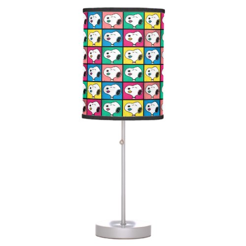 Pop Art Snoopy Lips  Mod for You Pattern Table Lamp