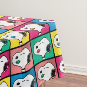 Pop Art Snoopy Lips   Mod for You Pattern Tablecloth