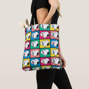 Pop Art Snoopy Lips Mod for You Pattern Tote Bag
