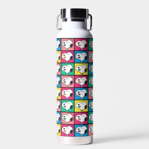 Pop Art Snoopy Lips  Mod for You Pattern Water Bottle