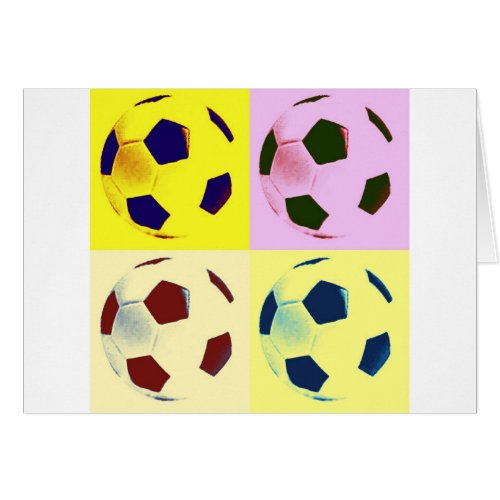 Pop Art Soccer Balls