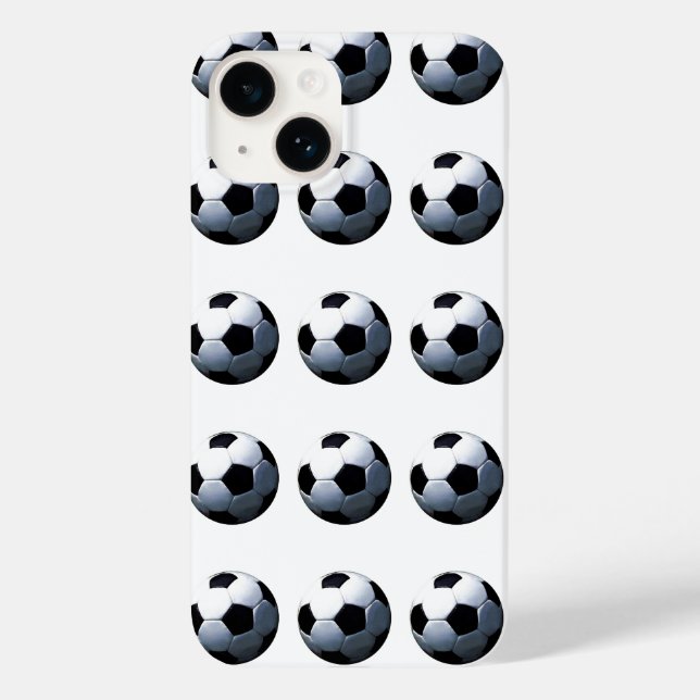 Pop Art Soccer Balls Case-Mate iPhone Case (Back)
