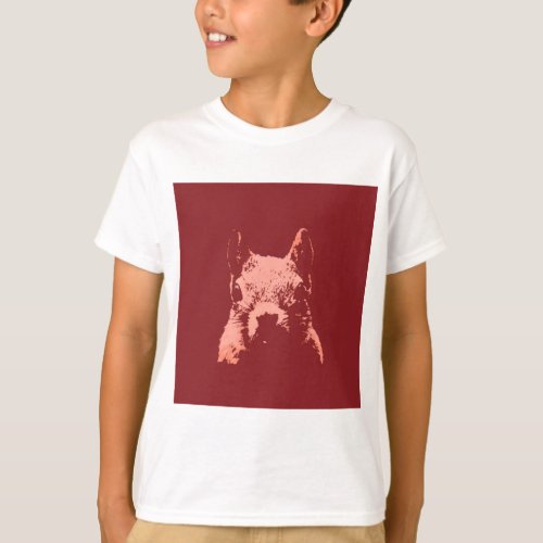 Pop Art Squirrel T_Shirt
