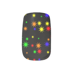 pop art stars minx nail art