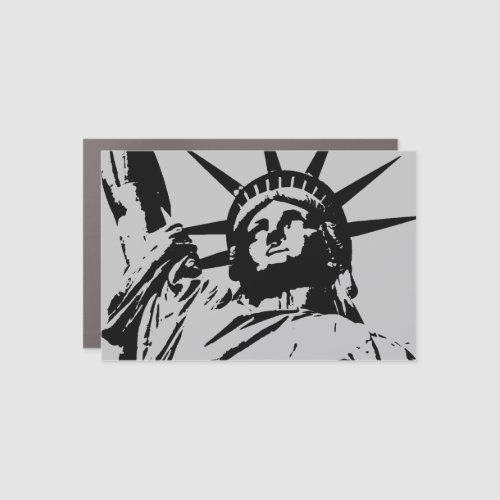 Pop Art Statue of Liberty Car Magnet
