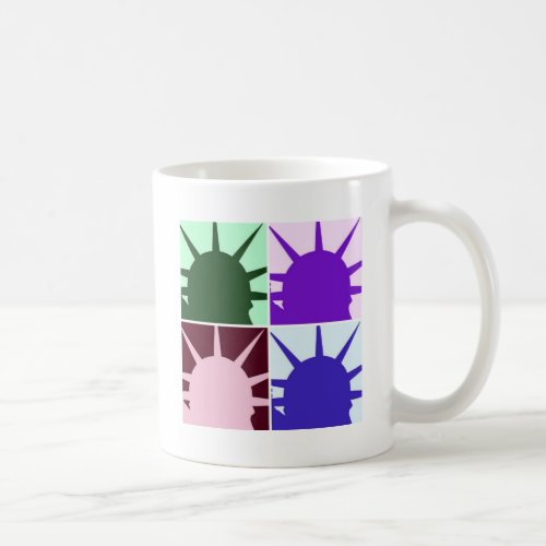 Pop Art Statue of Liberty Coffee Mug