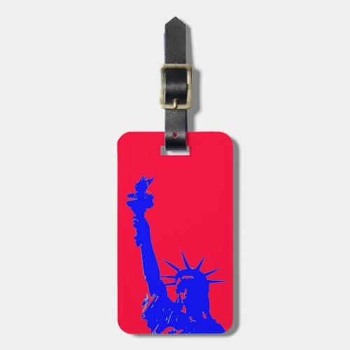 Pop Art Statue of Liberty Luggage Tags